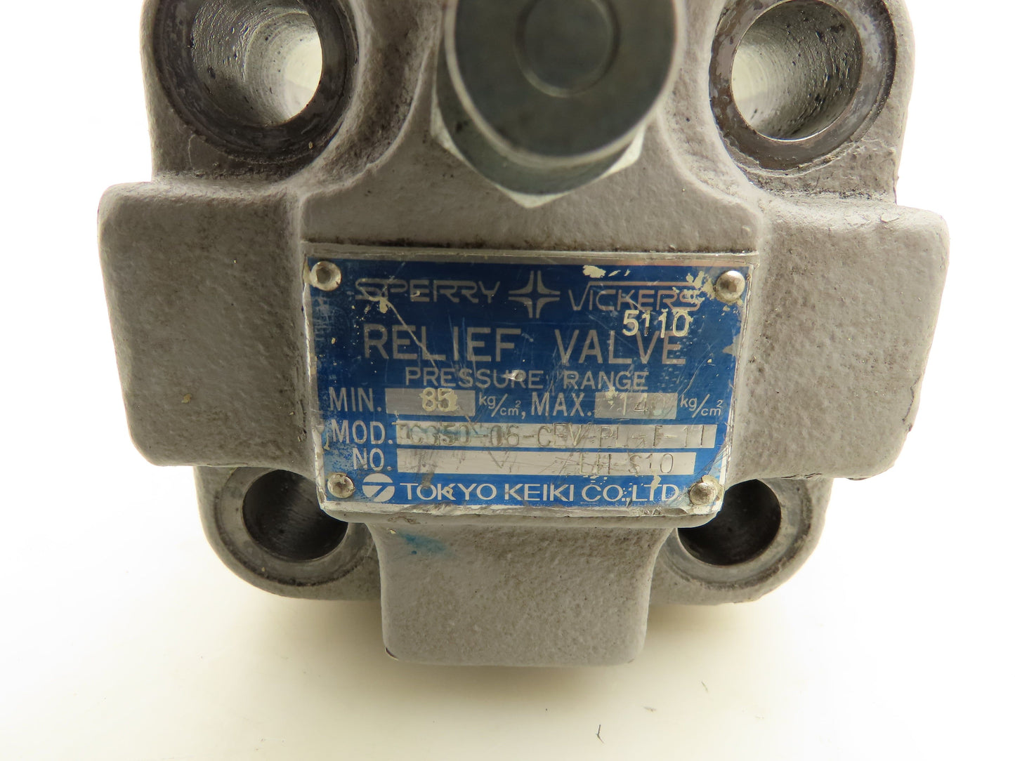 Vickers TCG50-06-CEV-PL-T-11-LH-S10 Multi Pressure Relief Valve