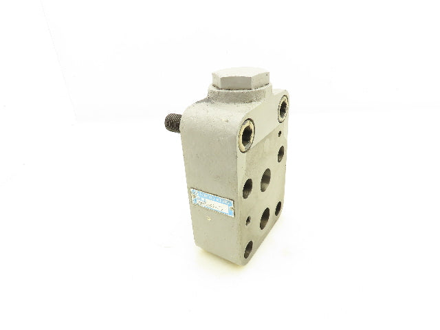 Tokyo Keiki URMC-06-11-S4 Hydraulic Check Valve Sandwich Module Size 6