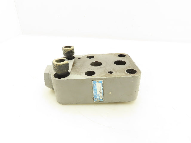 Tokyo Keiki URMC-06-11-S4 Hydraulic Check Valve Sandwich Module Size 6