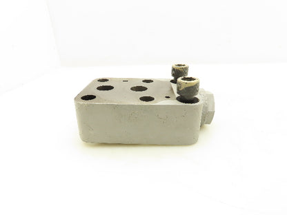 Tokyo Keiki URMC-06-11-S4 Hydraulic Check Valve Sandwich Module Size 6