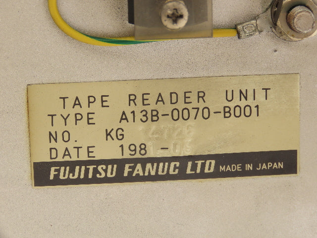 Fanuc A13B-0070-B001 Tape Reader Unit For CNC Machine 220V 23W
