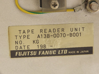 Fanuc A13B-0070-B001 Tape Reader Unit For CNC Machine 220V 23W