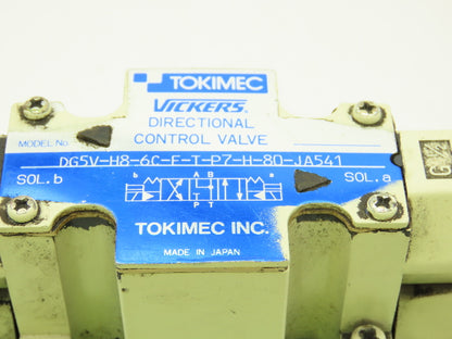 Vickers DG5V-H8-6C-E-T-P7-H-80-JA541 Directional Control Solenoid Valve 24VDC