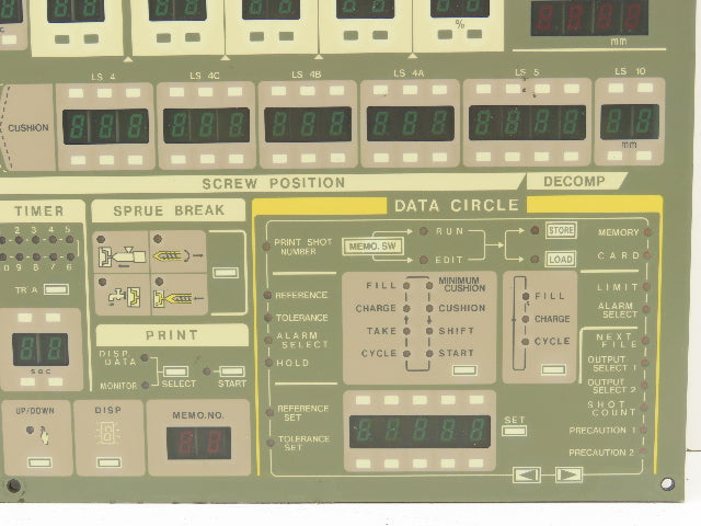 Toshiba S1MMI Injectvisor-SI HMI Keypad Operator Control Panel