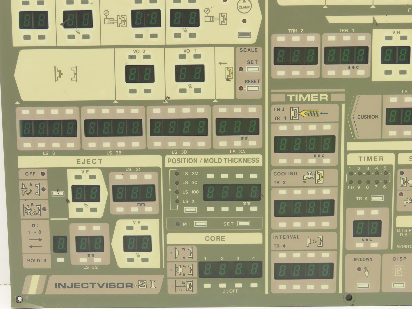 Toshiba S1MMI Injectvisor-SI HMI Keypad Operator Control Panel