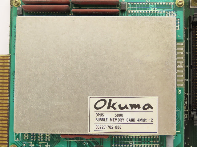 Okuma 1911-1520-24-201 Opus 5000II Main Circuit Board Bubble Memory Card
