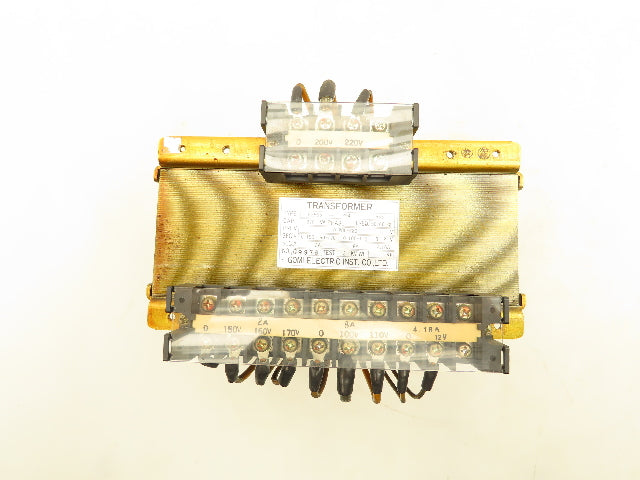 Gomi E2565-254-565 Okuma Power Transformer 1270VA HV 220V LV 160V 110V 12V