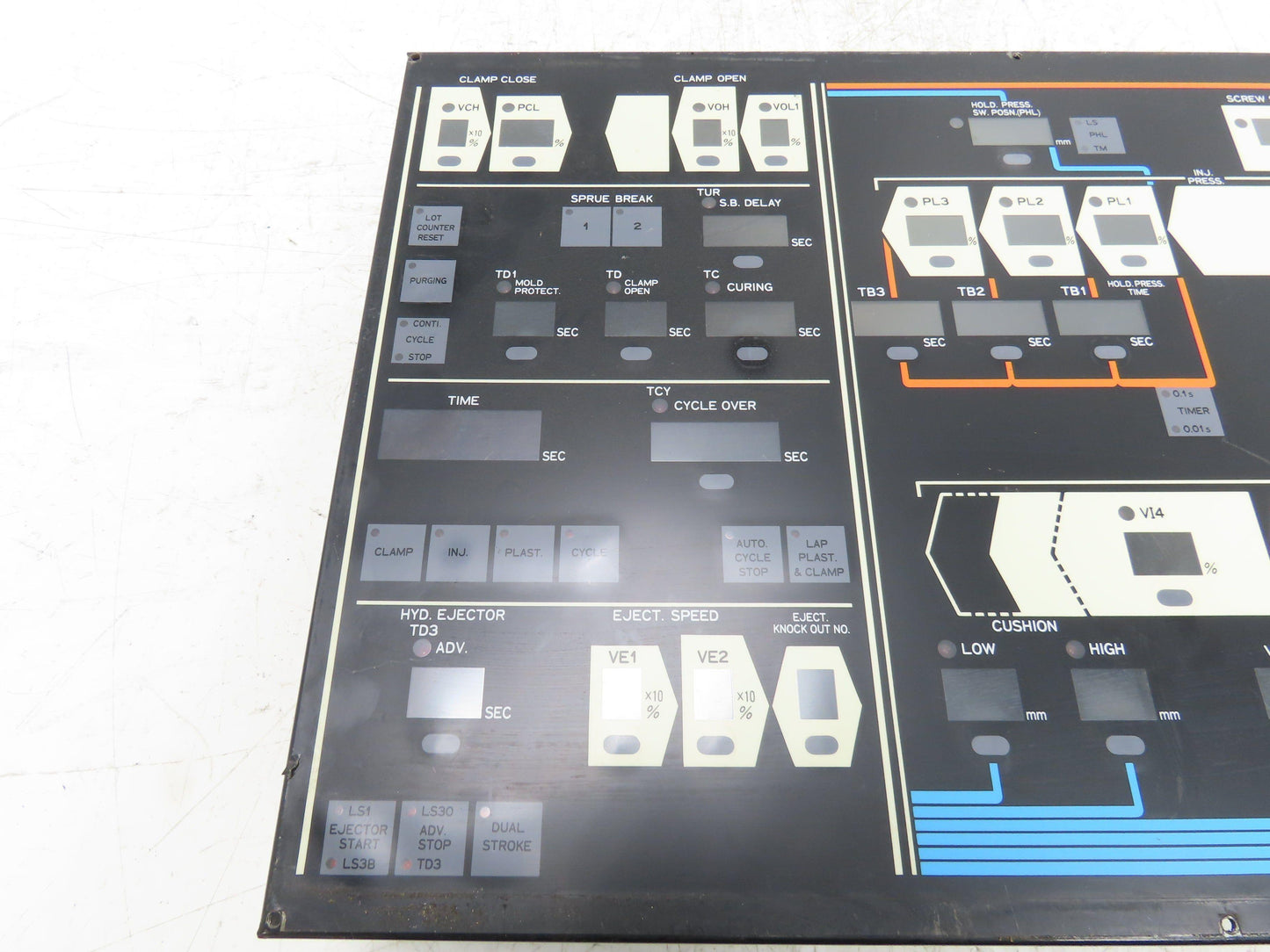 Mitsubishi Electric 3A133072 HMI Operator Display Control Panel Keypad Assembly