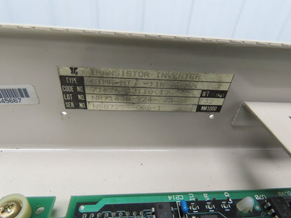 Yaskawa CIMRMTI11K Transistor Invertor Spindle Drive 10HP