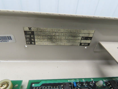 Yaskawa CIMRMTI11K Transistor Invertor Spindle Drive 10HP