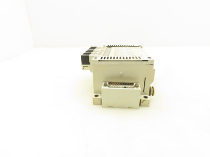SMC VQ2100N-5 Pneumatic 6-Station Manifold 5/2 Solenoid Valves 24VDC