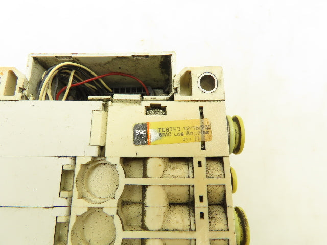 SMC Pneumatic 6-Station Manifold 5/2 Solenoid Valves 24VDC VQ2100N-5/VQ2400N-5