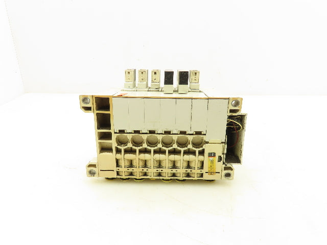 SMC Pneumatic 6-Station Manifold 5/2 Solenoid Valves 24VDC VQ2100N-5/VQ2400N-5