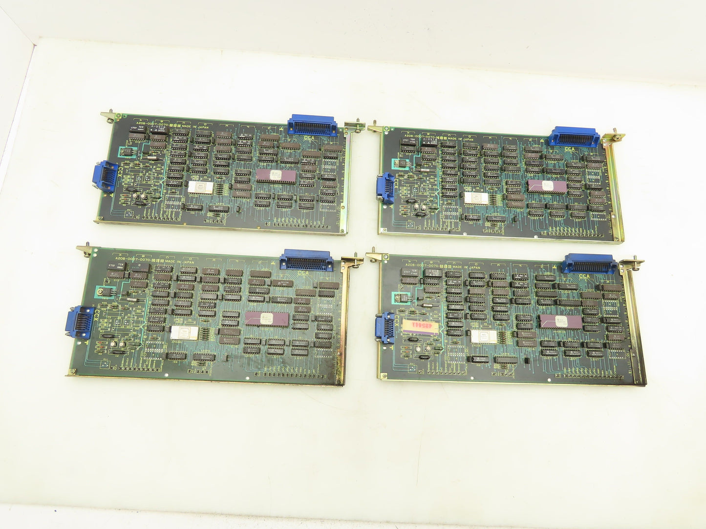 Fanuc A20B-0007-0070 PLC Circuit Board Module Lot of 4