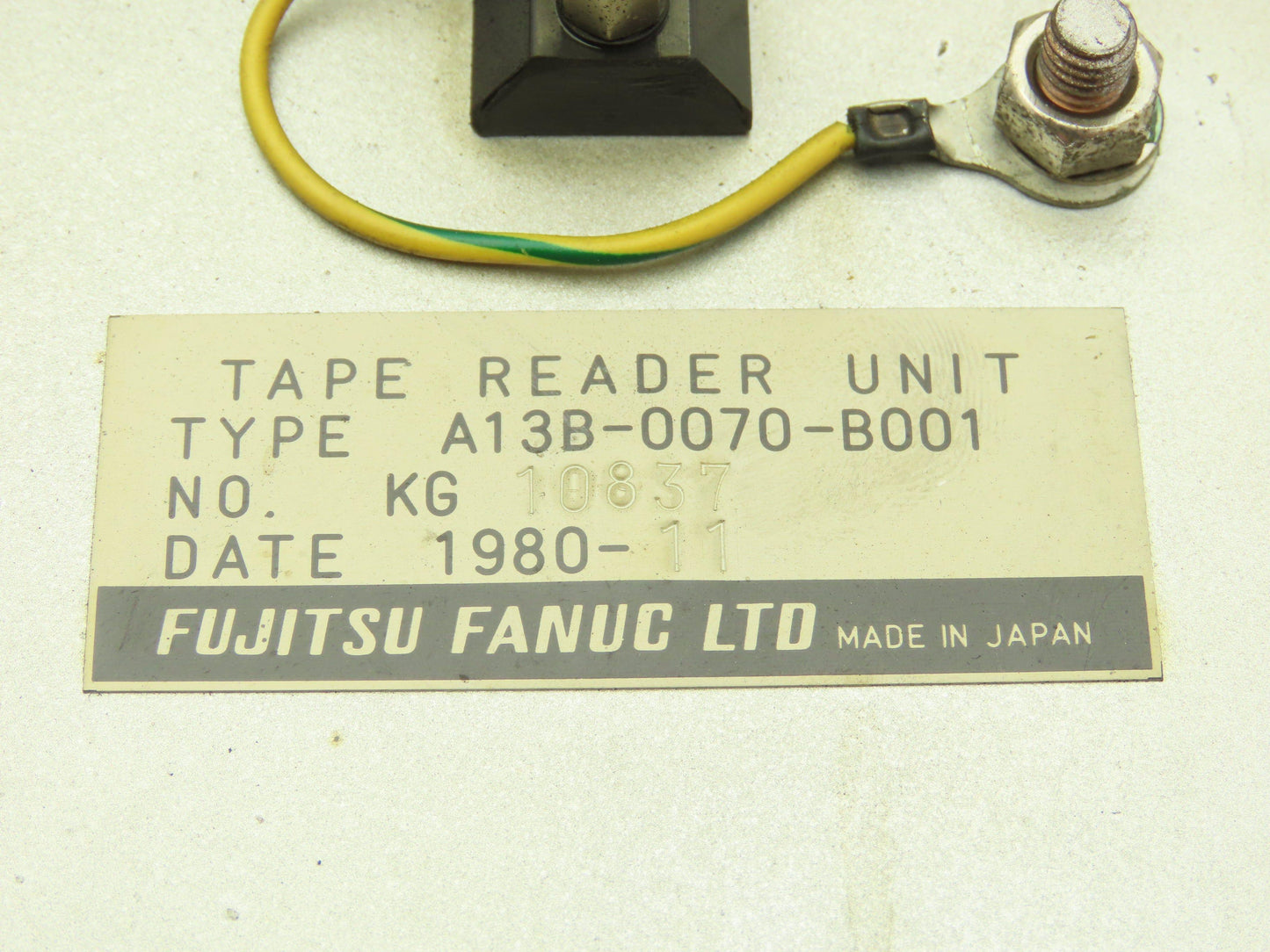 Fanuc A13B0070B001 Tape Reader Unit For CNC Machinery 220V 23W