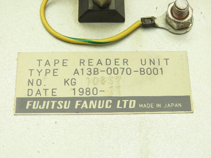 Fanuc A13B0070B001 Tape Reader Unit For CNC Machinery 220V 23W