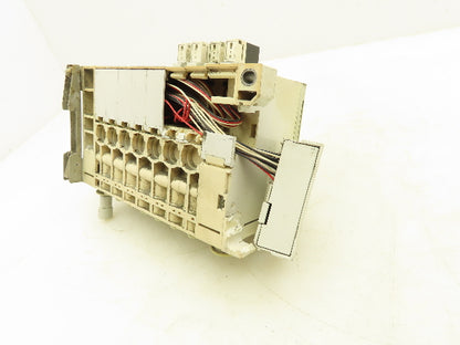 SMC VQ2100N-5 Pneumatic 7-Station Manifold 5/2 Solenoid Valves 24VDC