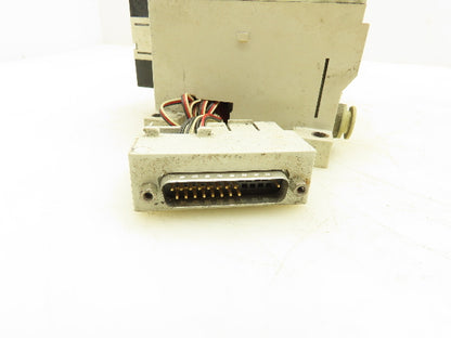 SMC VQ2400N-5 Pneumatic 8-Station Manifold 5/2 Solenoid Valves 24VDC