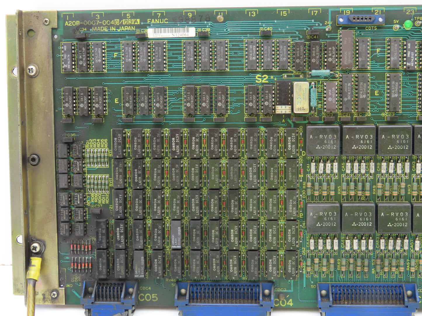 Fanuc A20B-0007-0040 6 Control I/O PLC PCB Circuit Board Module