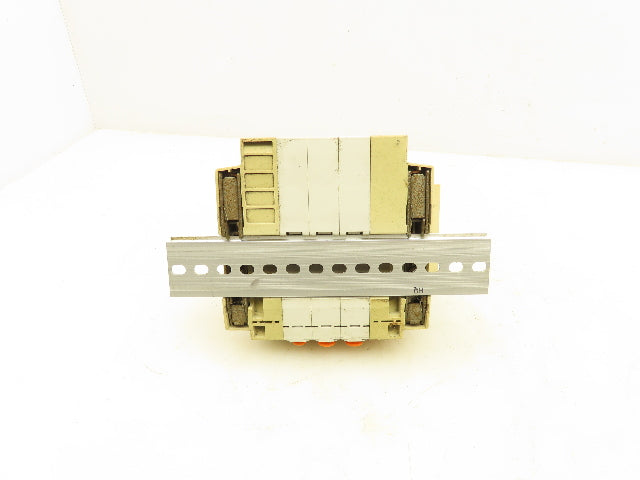 SMC SV2100-5FU Pneumatic 3-Station Manifold 5/2 Solenoid Valves 24VDC