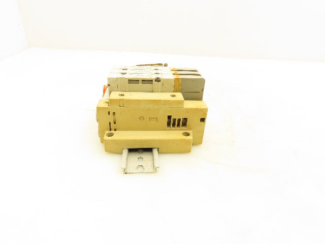 SMC SV2100-5FU Pneumatic 3-Station Manifold 5/2 Solenoid Valves 24VDC