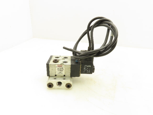 ARO M212SS-120-A Pneumatic 2-Station Manifold 5/2 Solenoid Valves 120V 1/4" NPT