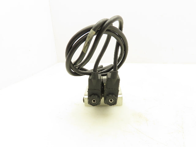 ARO M212SS-120-A Pneumatic 2-Station Manifold 5/2 Solenoid Valves 120V 1/4" NPT