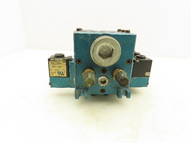 MAC 811C-PM-111DA-142 Pneumatic 3-Station Manifold 5/2 Solenoid Valves 120V