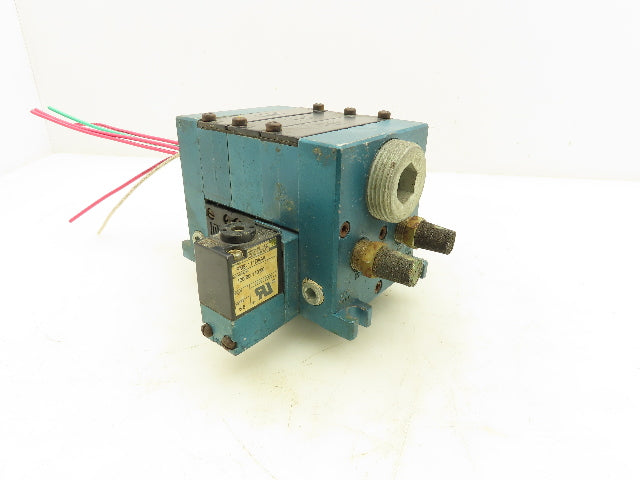 MAC 811C-PM-111DA-142 Pneumatic 3-Station Manifold 5/2 Solenoid Valves 120V