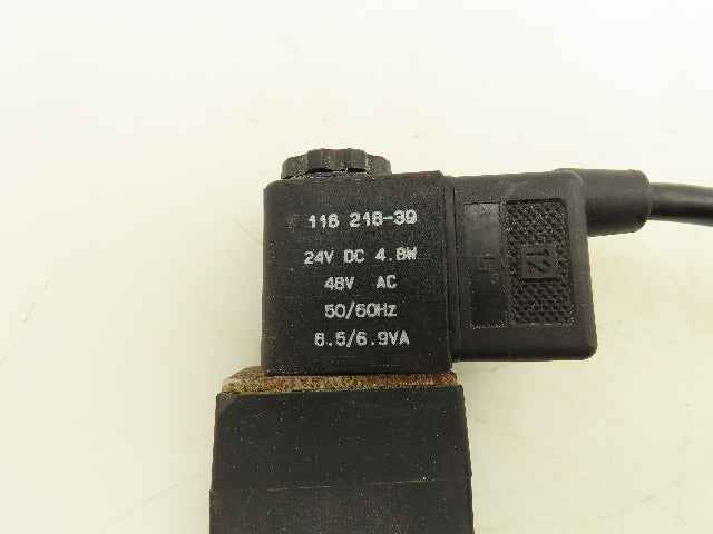 ARO M212SS-024-D Pneumatic 5/2 Air Solenoid Valve 24VDC 1/4" NPT  Lot of 2