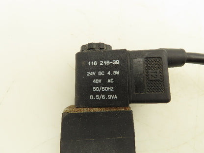 ARO M212SS-024-D Pneumatic 5/2 Air Solenoid Valve 24VDC 1/4" NPT  Lot of 2
