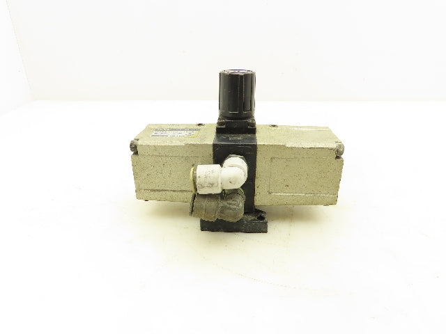 SMC NVBA1110-T02N Pneumatic Booster Regulator Air Valve 1/4" NPT 14-140 PSI