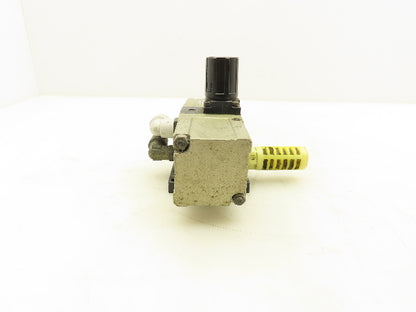 SMC NVBA1110-T02N Pneumatic Booster Regulator Air Valve 1/4" NPT 14-140 PSI
