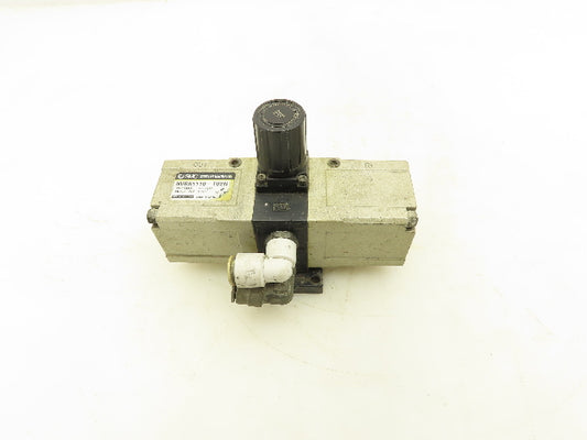 SMC NVBA1110-T02N Pneumatic Booster Regulator Air Valve 1/4" NPT 14-140 PSI