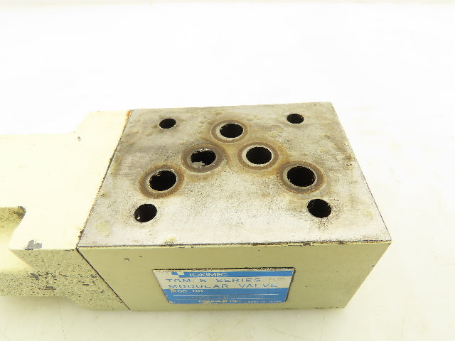 Tokimec TGMX-5-P-CK-10 Hydraulic Pressure Reducing Modular Stack Valve