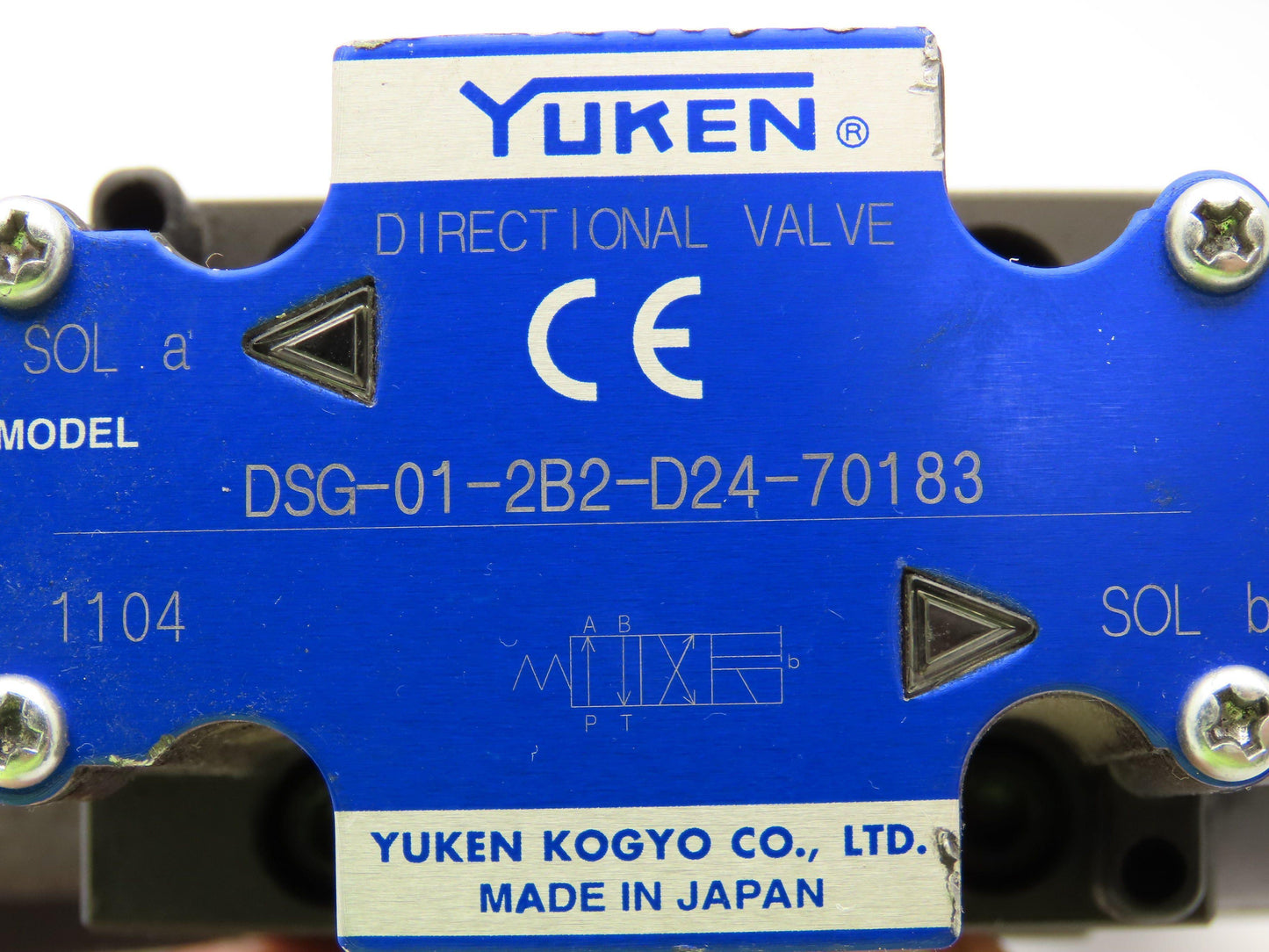 Yuken EDG-01V-B-PNT22-5198 Proportional Solenoid Relief Valve EBG-03-C-T-5129