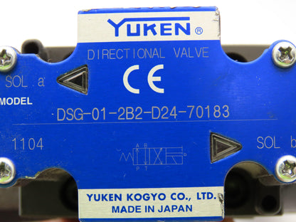 Yuken EDG-01V-B-PNT22-5198 Proportional Solenoid Relief Valve EBG-03-C-T-5129