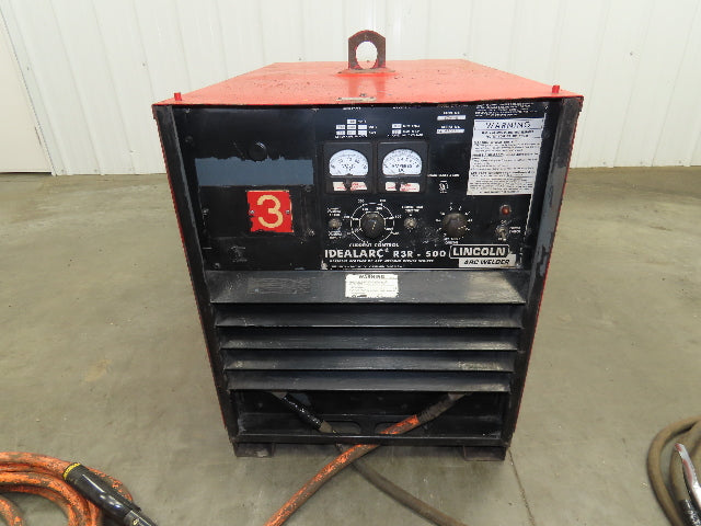 Lincoln 8794 M IDEALARC R3R 500 DC Arc Welding Power Souce Welder 230/460 3PH