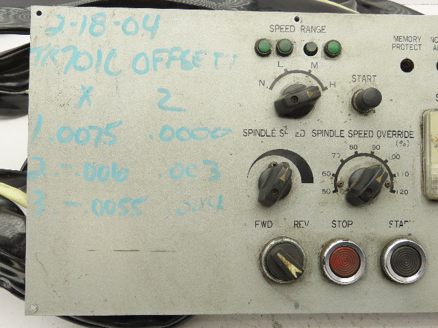 Yamazaki 3-L HMI Switch Pushbutton Operator Control Panel