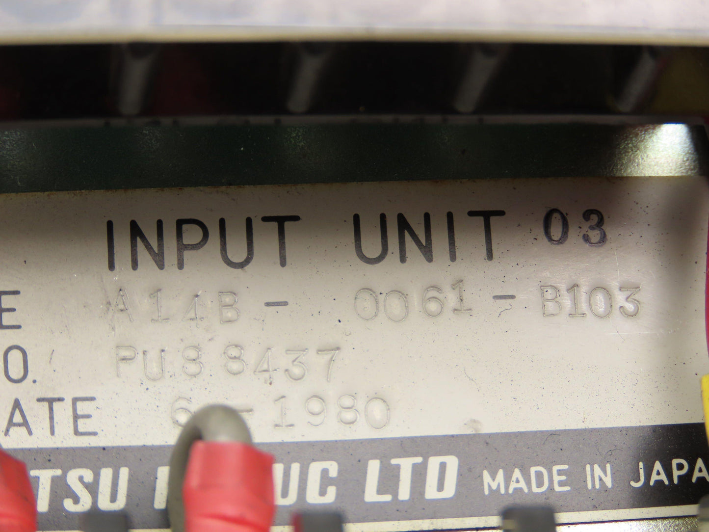 Fanuc A14B-0061-B103-03 Power Supply Unit For CNC 200-220VAC 6 Input