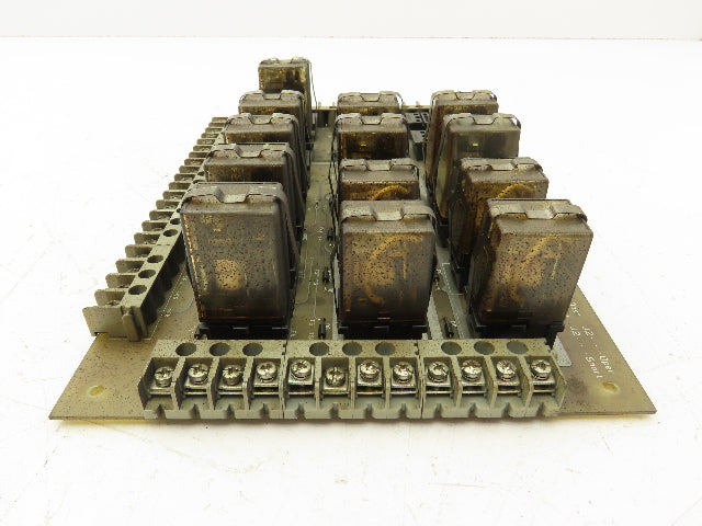 Mazak 1505129602A Relay Board For Automatic Tail Stock And Bar Feeder Circuit