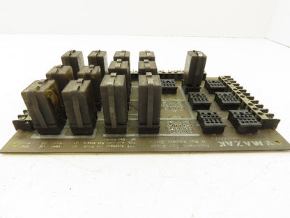 Mazak 1505129602A Relay Board For Automatic Tail Stock And Bar Feeder Circuit
