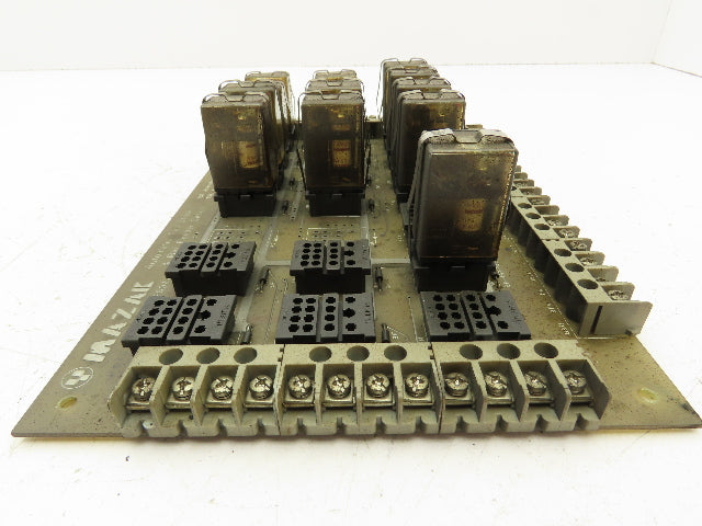 Mazak 1505129602A Relay Board For Automatic Tail Stock And Bar Feeder Circuit