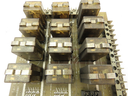 Mazak 1505129602A Relay Board For Automatic Tail Stock And Bar Feeder Circuit