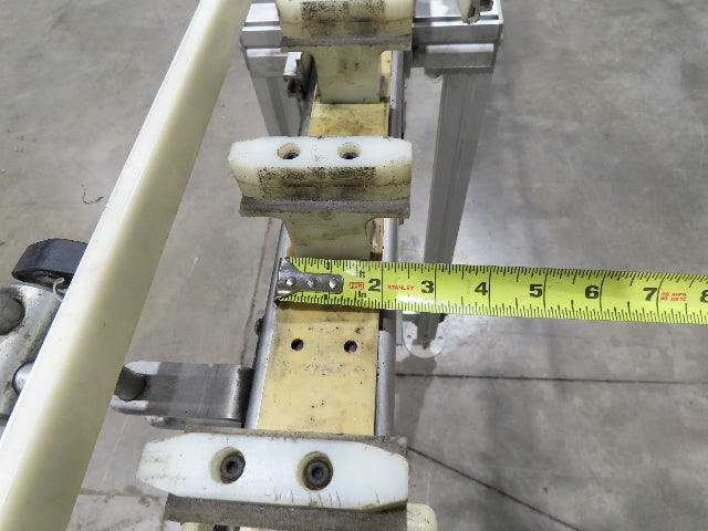 QC Industries 17' Automation Indexing Conveyor 2" Modular Cleated Timing Belt