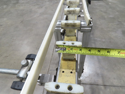 QC Industries 17' Automation Indexing Conveyor 2" Modular Cleated Timing Belt