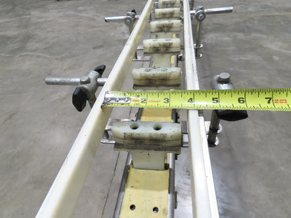 QC Industries 17' Automation Indexing Conveyor 2" Modular Cleated Timing Belt