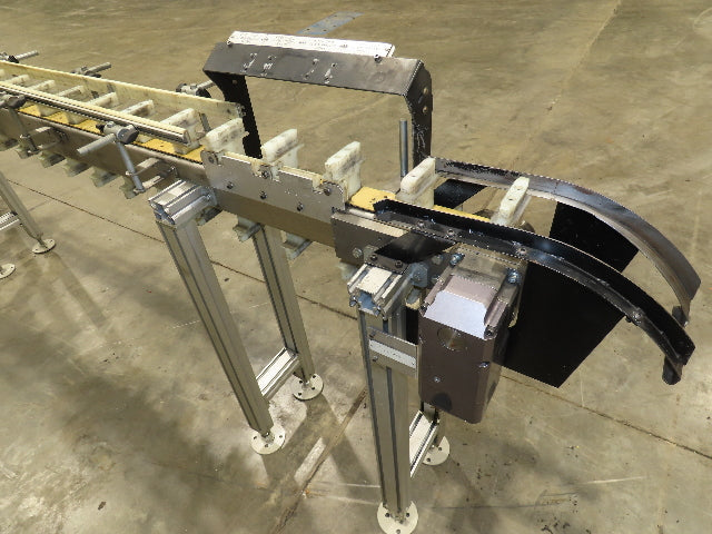 QC Industries 17' Automation Indexing Conveyor 2" Modular Cleated Timing Belt