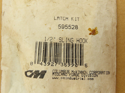 CM 595528 Columbus Mckinnon Hook Latch Kit 1/2" Sling Type