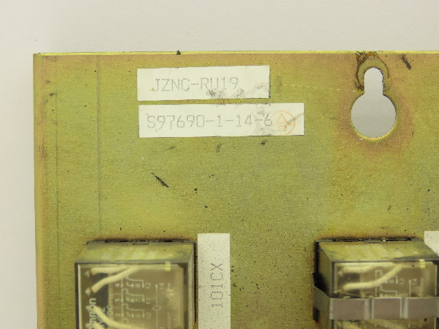 Yaskawa JZNC-RU19 Relay Board CNC PLC Rack